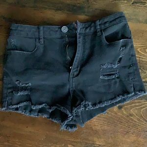 Women’s high rise Jean shorts